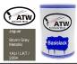 Preview: Jaguar, Storm Grey Metallic, 1AU / LKT / 2204: 500ml Lackdose, von ATW Autoteile West.
